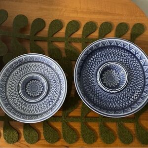 Swedish Gunnar Nylund for Rorstrand Scherzo Candle Dishes Mid Century Modern